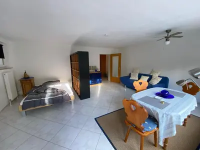 Ein Bett oder Betten in einem Zimmer der Unterkunft BT-Meyernberg