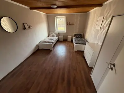 Ein Sitzbereich in der Unterkunft Hornschuchstr 74 A Monteurs Unterkunft in Wunsiedel
