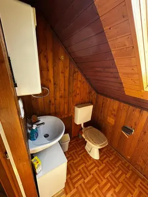 Ein Badezimmer in der Unterkunft Monteur Unterkunft in Helmbrechts