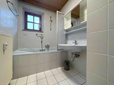 Ein Badezimmer in der Unterkunft SAD261 große Monteurwohnung