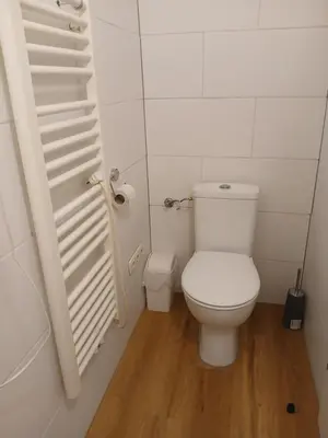Ein Badezimmer in der Unterkunft Doppelbett Zimmer