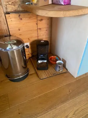 Küche/Küchenzeile in der Unterkunft Ferienwohnung auf dem Land, Haus Hans Stepha