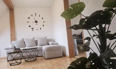 Ein Sitzbereich in der Unterkunft Park-INN - Retreat in Grafenwöhr