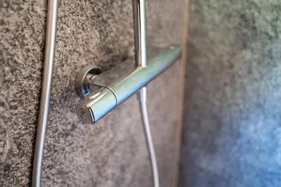 Ein Badezimmer in der Unterkunft Naturdorf Bärnau