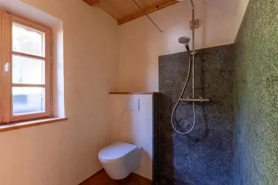 Ein Badezimmer in der Unterkunft Naturdorf Bärnau