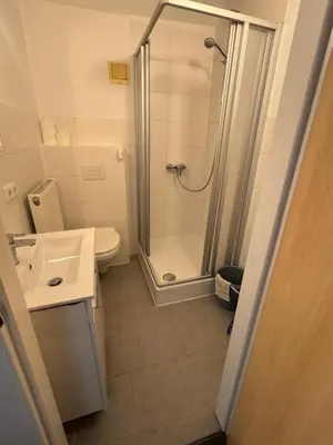 Ein Badezimmer in der Unterkunft Theresie