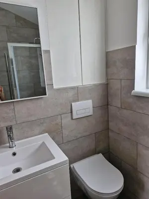 Ein Badezimmer in der Unterkunft Ferienhaus Schindler