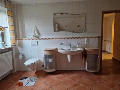 Ein Badezimmer in der Unterkunft Ferienwohnung Kraxner