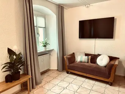 TV/Unterhaltungsangebot in der Unterkunft Ferienwohnung Naznhaus