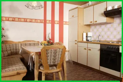 Küche/Küchenzeile in der Unterkunft Landhotel Waldesruh