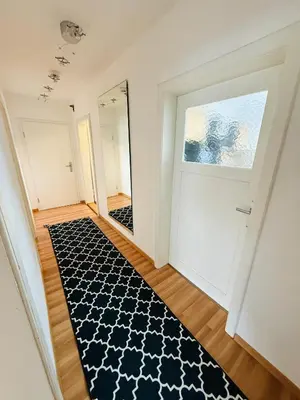 Ein Bett oder Betten in einem Zimmer der Unterkunft Voll ausgestattete und sehr saubere Ferienwohnung zu vermieten