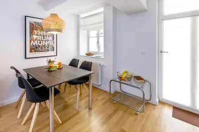 Ein Sitzbereich in der Unterkunft Boutique Apartment Parsifal