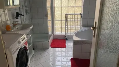 Ein Badezimmer in der Unterkunft Family Suite del Pueblo
