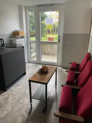Küche/Küchenzeile in der Unterkunft Room!Moor