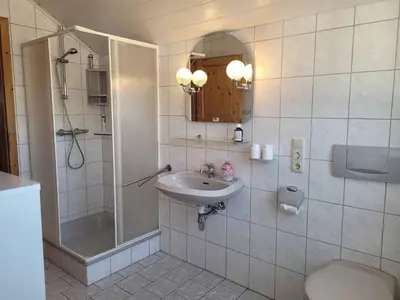 Ein Badezimmer in der Unterkunft Bauernhof Nißl