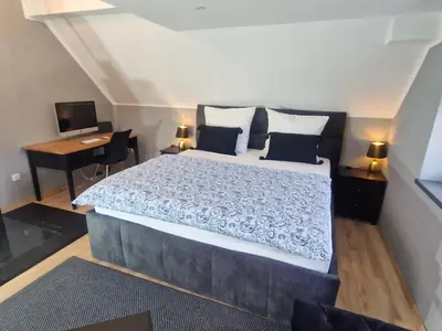 Ein Bett oder Betten in einem Zimmer der Unterkunft Studio del Pueblo
