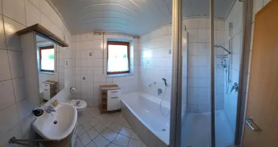 Ein Badezimmer in der Unterkunft Fewo Strobl