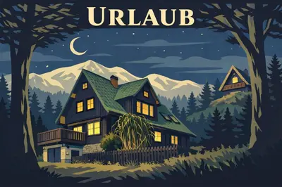 Naturlandschaft in der Nähe des Ferienhauses