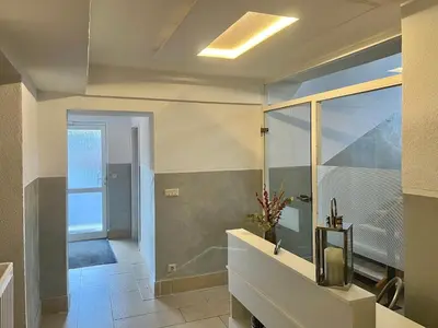 Ein Badezimmer in der Unterkunft Ferienapartments Erzpanorama
