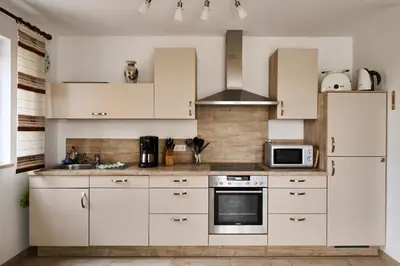 Küche/Küchenzeile in der Unterkunft Ferienwohnung Kümmersbruck