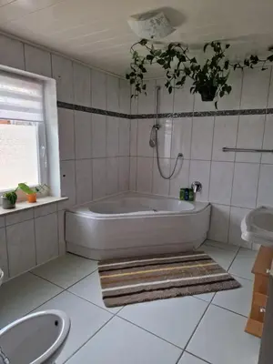Ein Badezimmer in der Unterkunft Ferienwohnung Krysanovsk