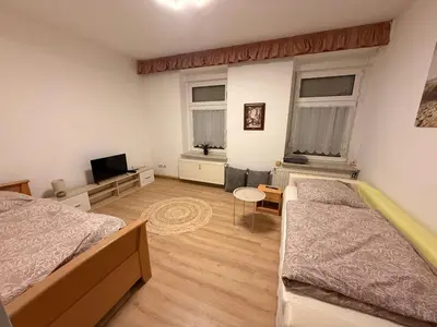 TV/Unterhaltungsangebot in der Unterkunft Ferienwohnung Goldener Drache