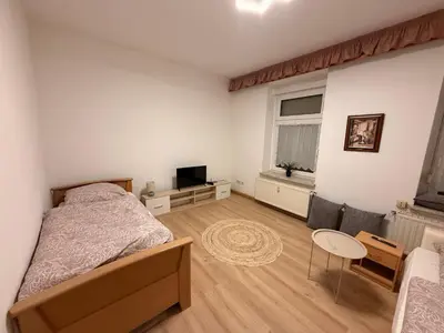 TV/Unterhaltungsangebot in der Unterkunft Ferienwohnung Goldener Drache