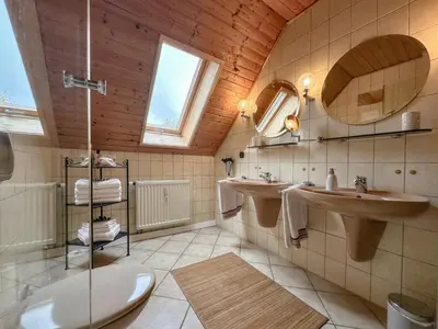 Ein Badezimmer in der Unterkunft Weiherblasch II