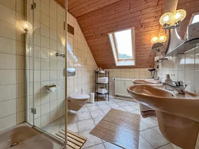 Ein Badezimmer in der Unterkunft Weiherblasch II