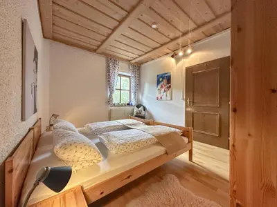 Ein Bett oder Betten in einem Zimmer der Unterkunft Weiherblasch I