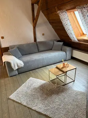 Ein Sitzbereich in der Unterkunft Der Grandlhof