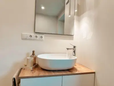 Ein Badezimmer in der Unterkunft Urlaub im bayerischen Wald