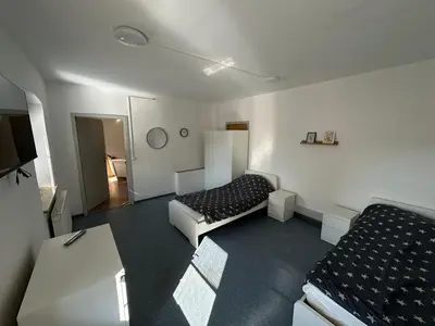 Ein Sitzbereich in der Unterkunft Exclusive Monteursunterkunft Turmgäßchen 6