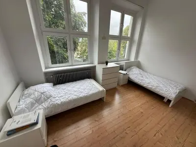 Ein Bett oder Betten in einem Zimmer der Unterkunft Exclusive Monteursunterkunft Kirchenlamitz