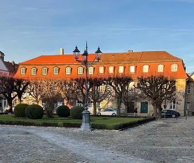 Das Gebäude in dem sich die Ferienwohnung befindet