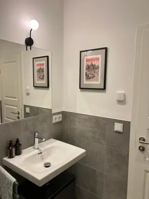 Ein Badezimmer in der Unterkunft Ludwig9