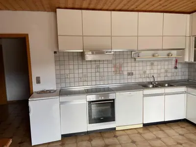 Küche/Küchenzeile in der Unterkunft Appartements Schnaittach