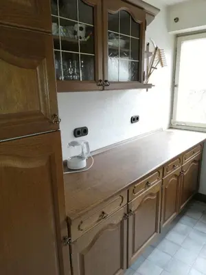 Küche/Küchenzeile in der Unterkunft Wohnung für Arbeiter und Monteure bis 7 Personen