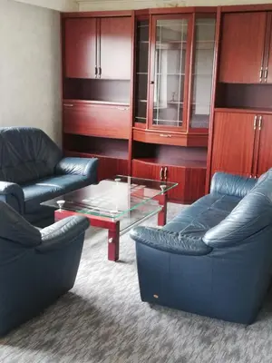 Ein Sitzbereich in der Unterkunft Wohnung für Arbeiter und Monteure bis 7 Personen