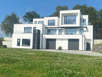 Das Gebäude in dem sich die Ferienwohnung befindet