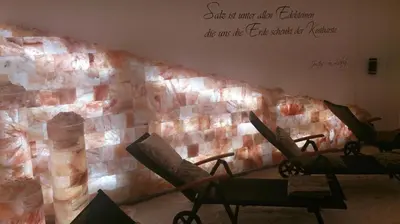 Ein Sitzbereich in der Unterkunft Lifestyle Cube House Appartment 4