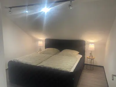 Ein Bett oder Betten in einem Zimmer der Unterkunft Residenz mitten in Vohenstrauß
