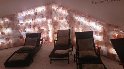 Ein Sitzbereich in der Unterkunft Residenz mitten in Vohenstrauß
