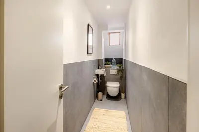 Ein Badezimmer in der Unterkunft Business Apartment nähe Hauptbahnhof