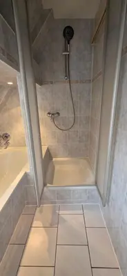 Ein Badezimmer in der Unterkunft Ferienwohnung 