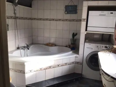 Ein Badezimmer in der Unterkunft Wohnen in einer kleinen Wohnoase