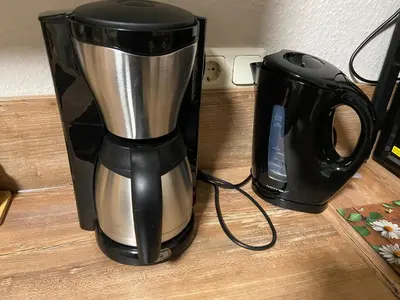 Kaffee-/Teezubehör in der Unterkunft Gartenblick