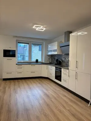 Küche/Küchenzeile in der Unterkunft Modern apartment with feel-good factor
