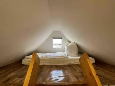 Ein Bett oder Betten in einem Zimmer der Unterkunft SAD263 praktische Monteurwohnung