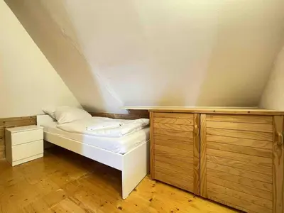 Ein Bett oder Betten in einem Zimmer der Unterkunft SAD263 praktische Monteurwohnung